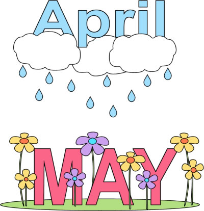 英語の名文、諺　「April showers bring May flowers.」 (4月の雨が5月の花を連れてくる)
