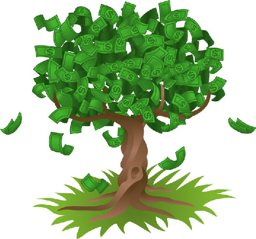 英語の名文、諺『金は木に生えない』