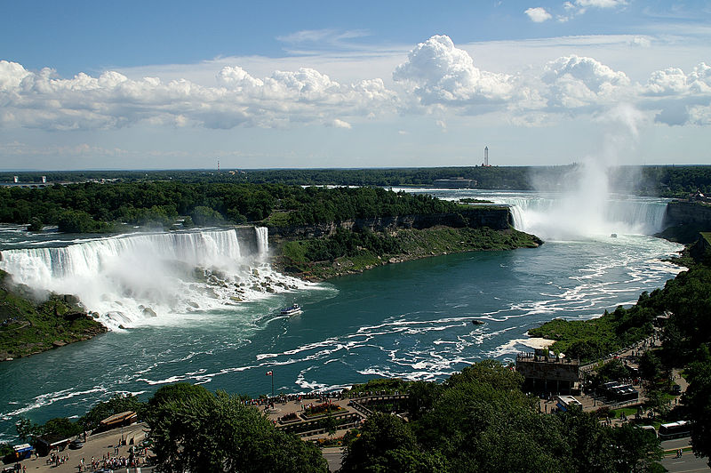 カナダの観光スポット　Niagara Falls(ナイアガラの滝)
