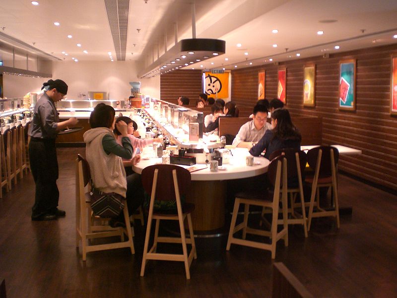 香港で人気のある日本料理、寿司