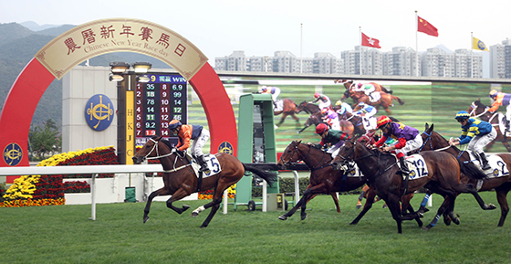 旧暦新年　初三　香港の競馬