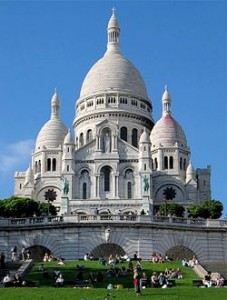 フランスのLe Sacre Coeur(サクレ・クール寺院)