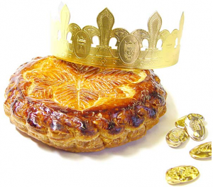 フランスのケーキ、ガレット・デ・ロワ (Galette des Rois)