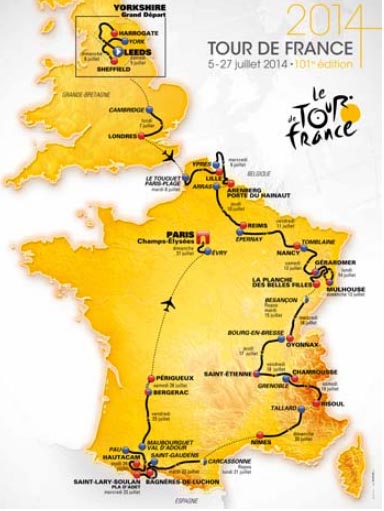 世界で35億人が見ている自転車レース「ツール・ド・フランス」が開催中です！